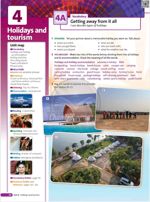 Unit 4: Holidays and tourism