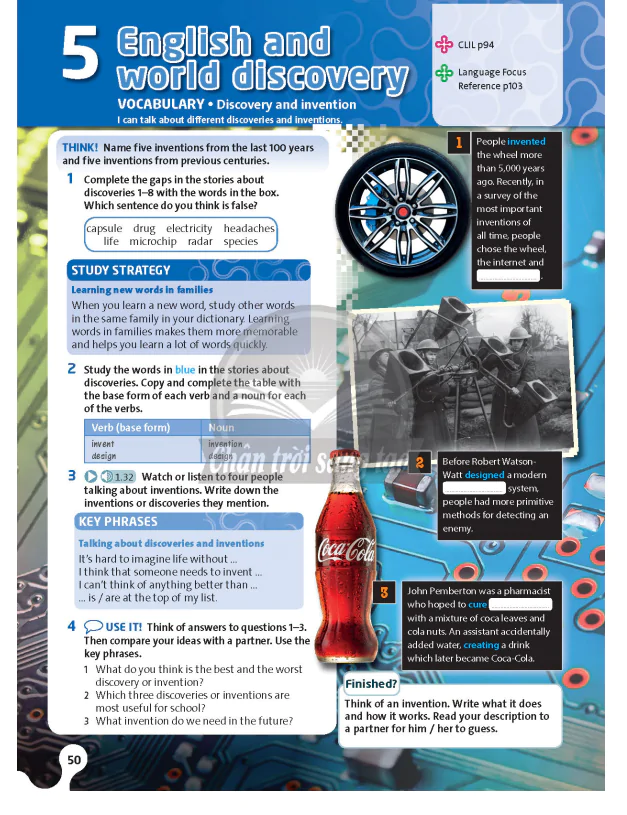 UNIT 5: ENGLISH AND WORLD DISCOVERY