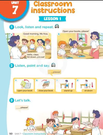UNIT 7: Classroom instructions