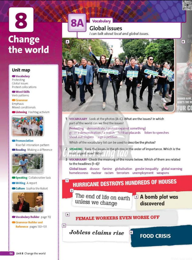 Unit 8: Change the world