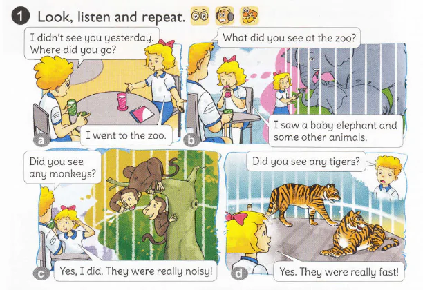 Unit 9: What Did You See At The Zoo?