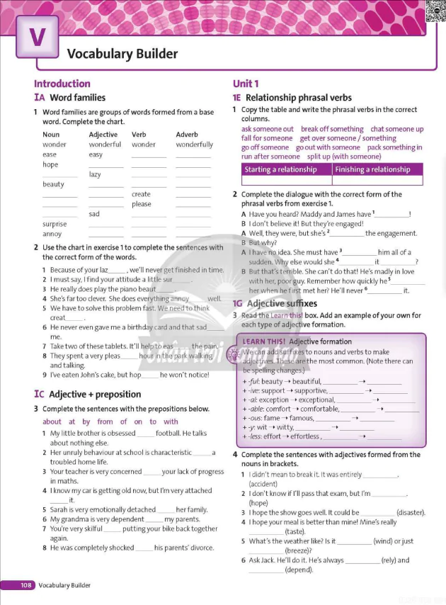 V: Vocabulary Builder