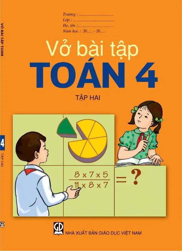 Vở bài tập Toán 4 - Tập Hai