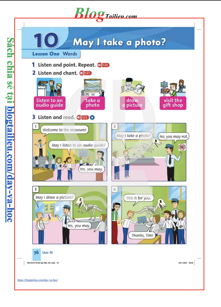 10. May I take photo