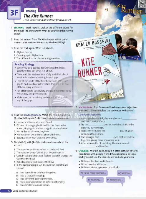 3F Reading: The Kite Runner