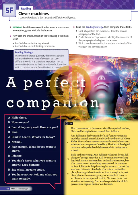 5F: Reading Clever machines