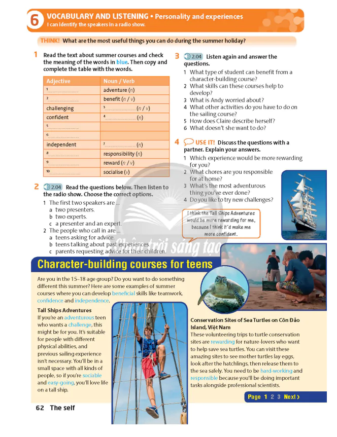 6: VOCABULARY AND LISTENING