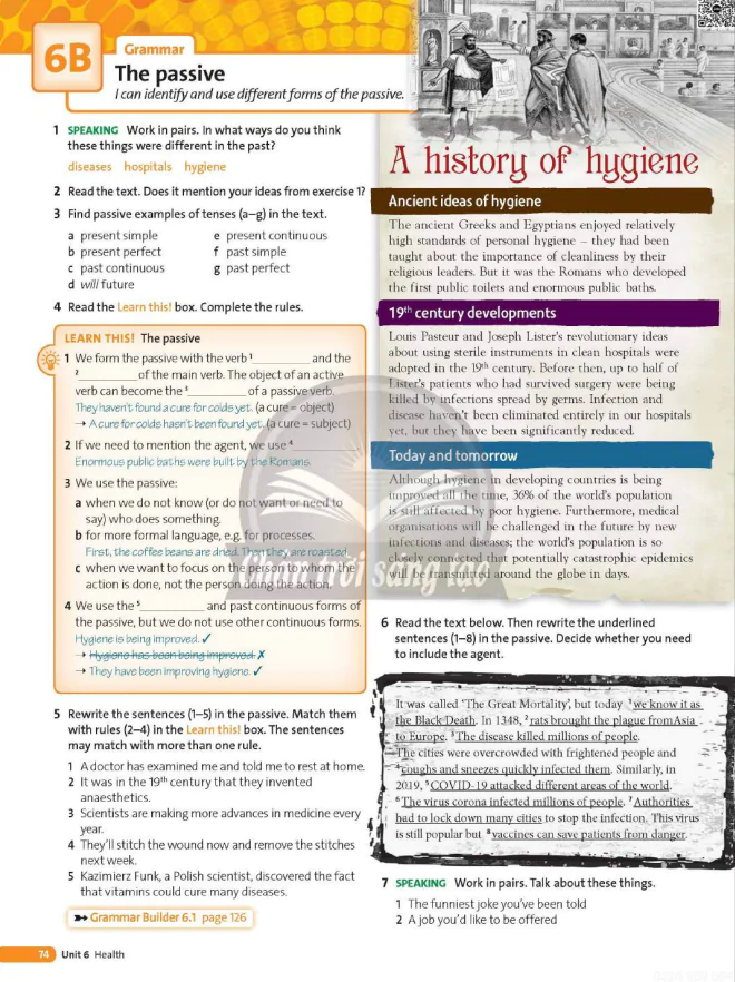 6B Grammar:The passive