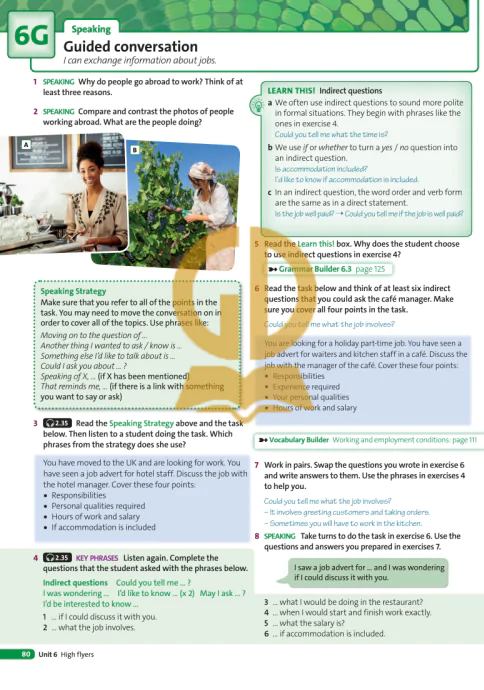 6G: Speaking Guided conversation