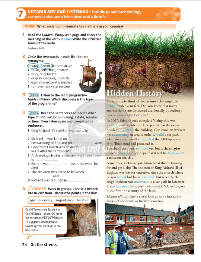 7: VOCABULARY AND LISTENING