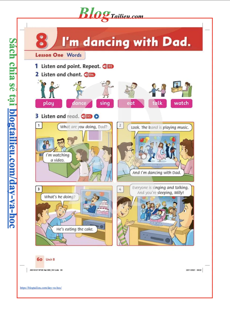 8. I'm dancing with Dad