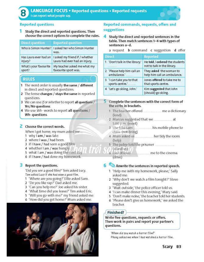 8: LANGUAGE FOCUS