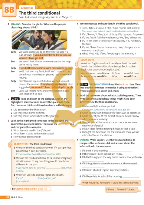 8B: Grammar The third conditional