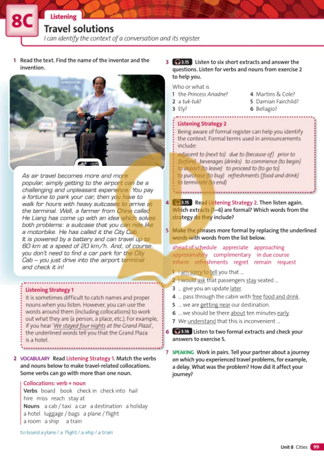 8C Listening Travel solutions