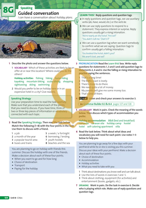 8G: Speaking Guided conversation