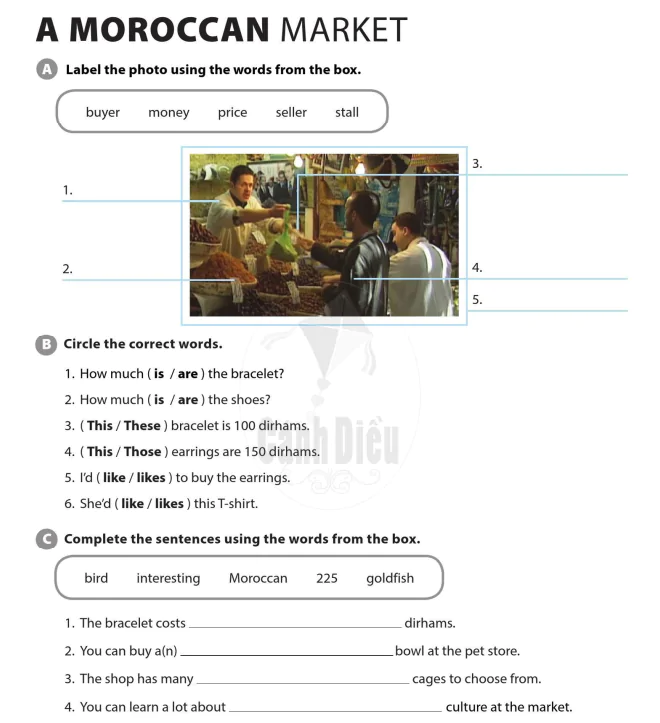 A moroccan market