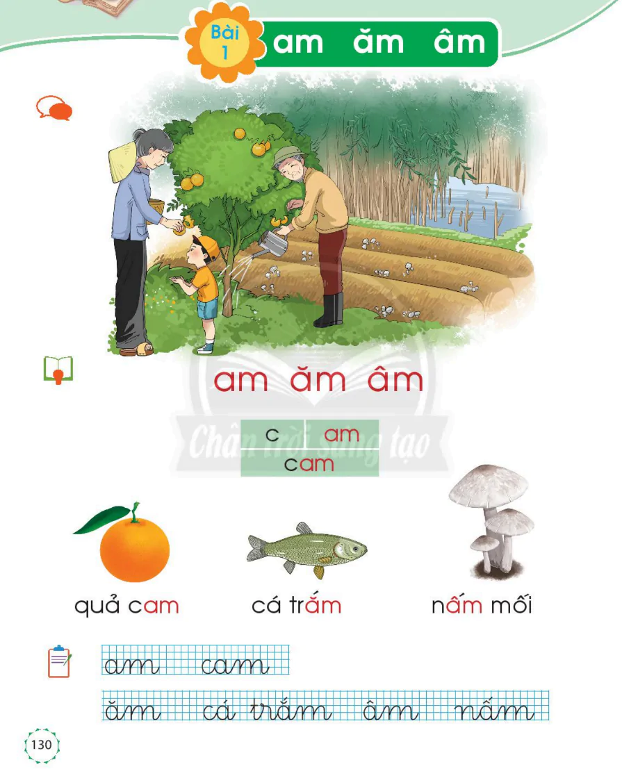 Bài 1: am ăm âm