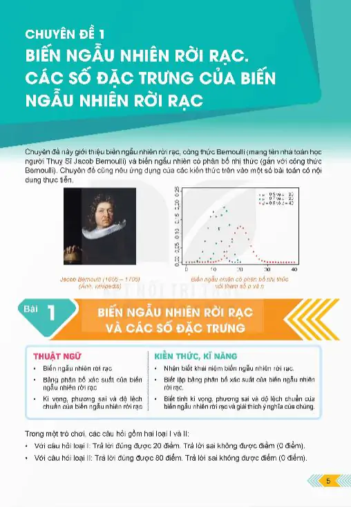 Bài 1: Biến Ngẫu Nhiên Rời Rạc Và Các Số Đặc Trưng
