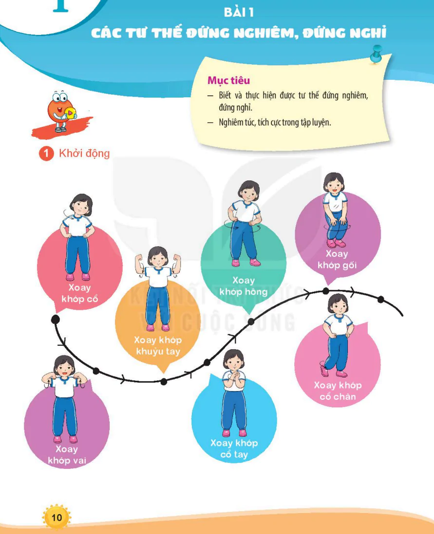 Bài 1: Các Tư Thế Đứng Nghiêm, Đứng Nghỉ