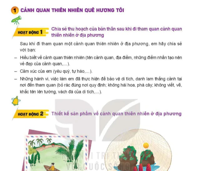 Bài 1: Cảnh quan thiên nhiên quê hương tôi