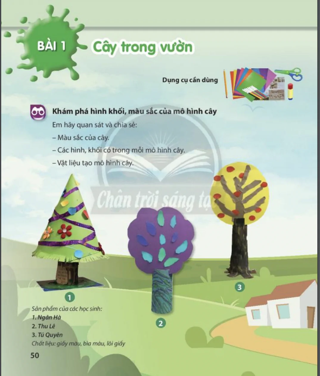 Bài 1: Cây trong vườn
