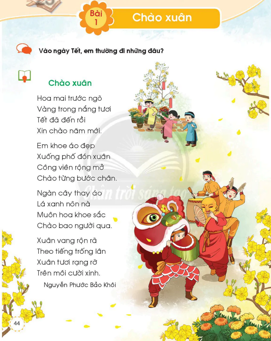 Bài 1: Chào Xuân