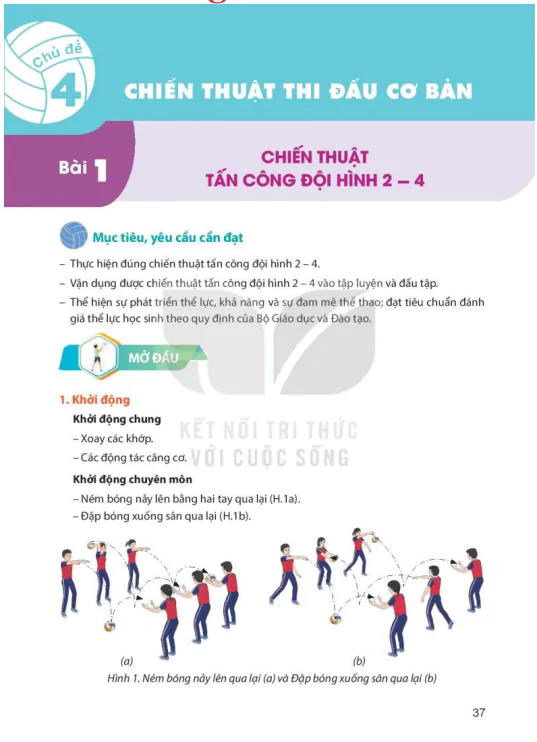 Bài 1: CHIẾN THUẬT TẤN CÔNG ĐỘI HÌNH 2 - 4
