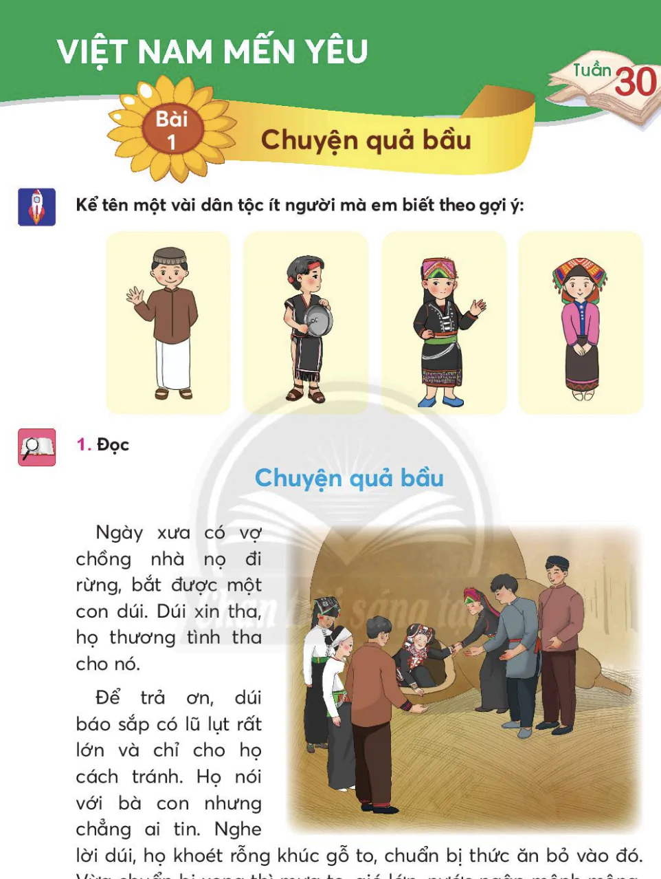 Bài 1: Chuyện quả bầu