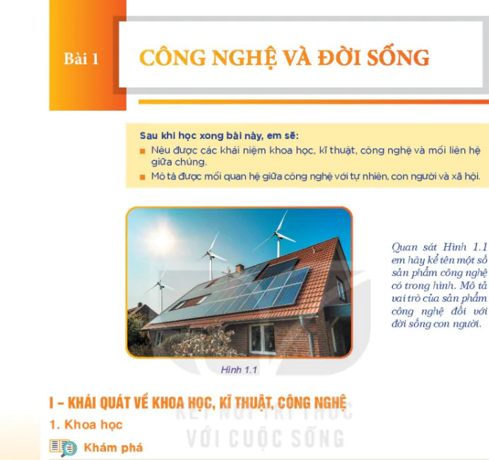 Bài 1: Công Nghệ Và Đời Sống