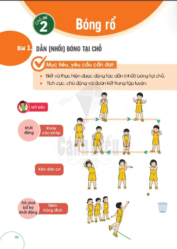 BÀI 1: DẪN (NHỒI) BÓNG TẠI CHỖ