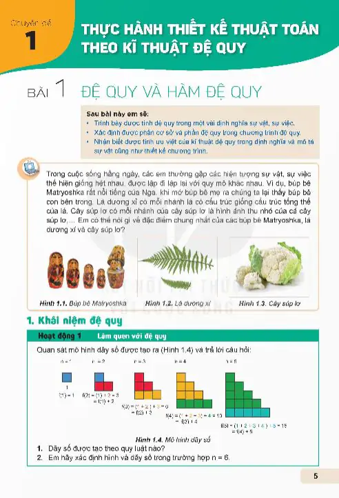 Bài 1: Đệ Quy Và Hàm Đệ Quy