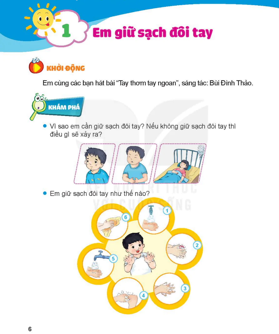 Bài 1: Em Giữ Sạch Đôi Tay