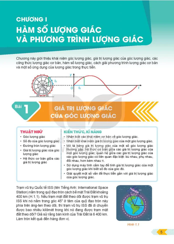 Bài 1: Giá trị lượng giác của góc lượng giác