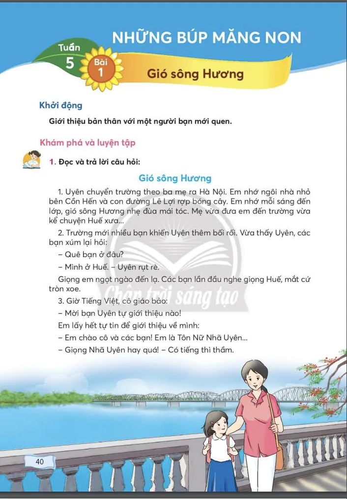 Bài 1: Gió sông Hương