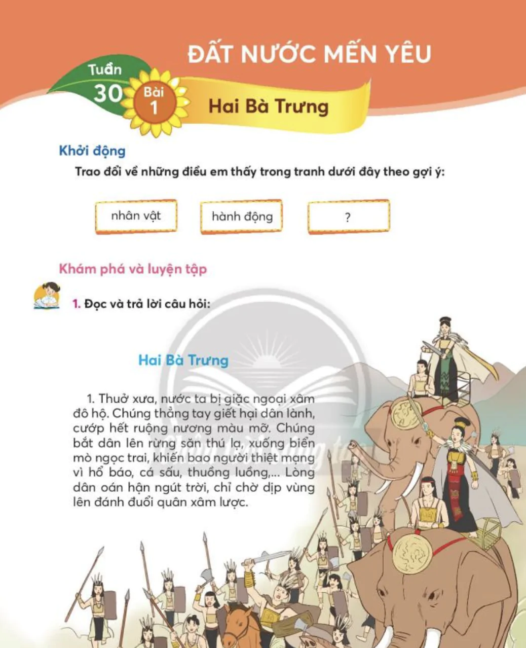 Bài 1: Hai Bà Trưng