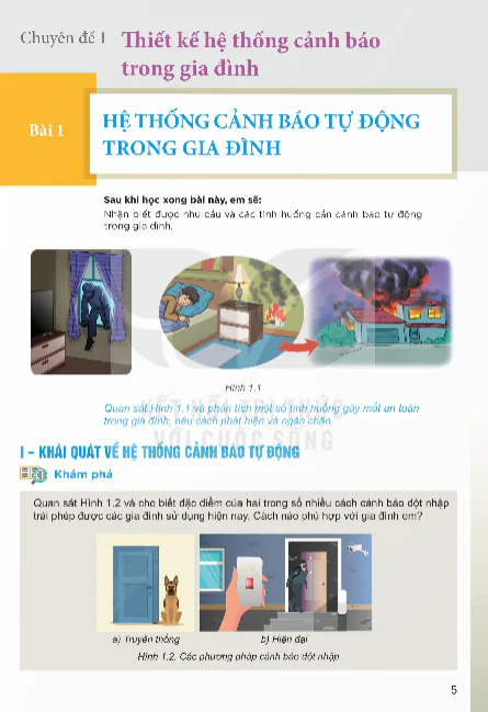 Bài 1: Hệ Thống Cảnh Báo Tự Động Trong Gia Đình