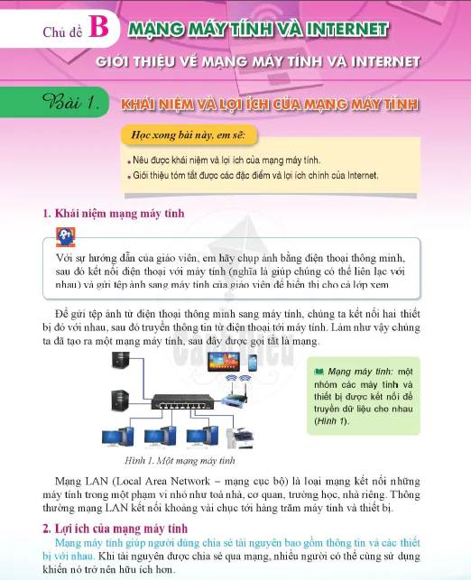 Bài 1. Khái niệm và lợi ích của mạng máy tính