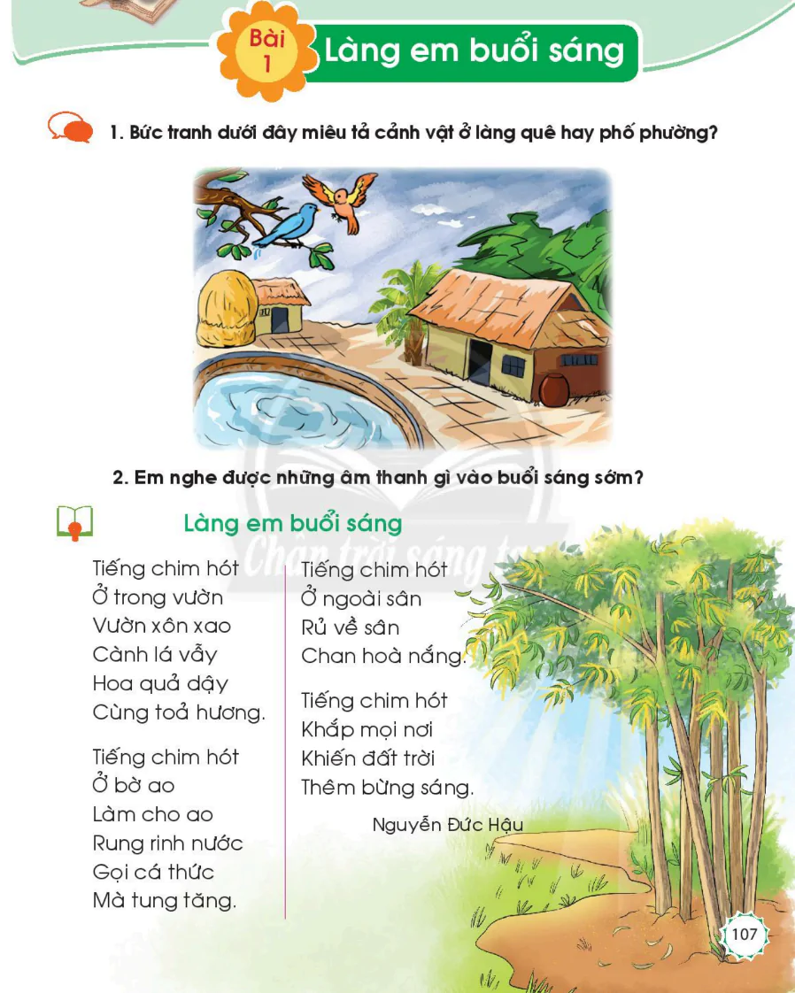 Bài 1: Làng Em Buổi Sáng