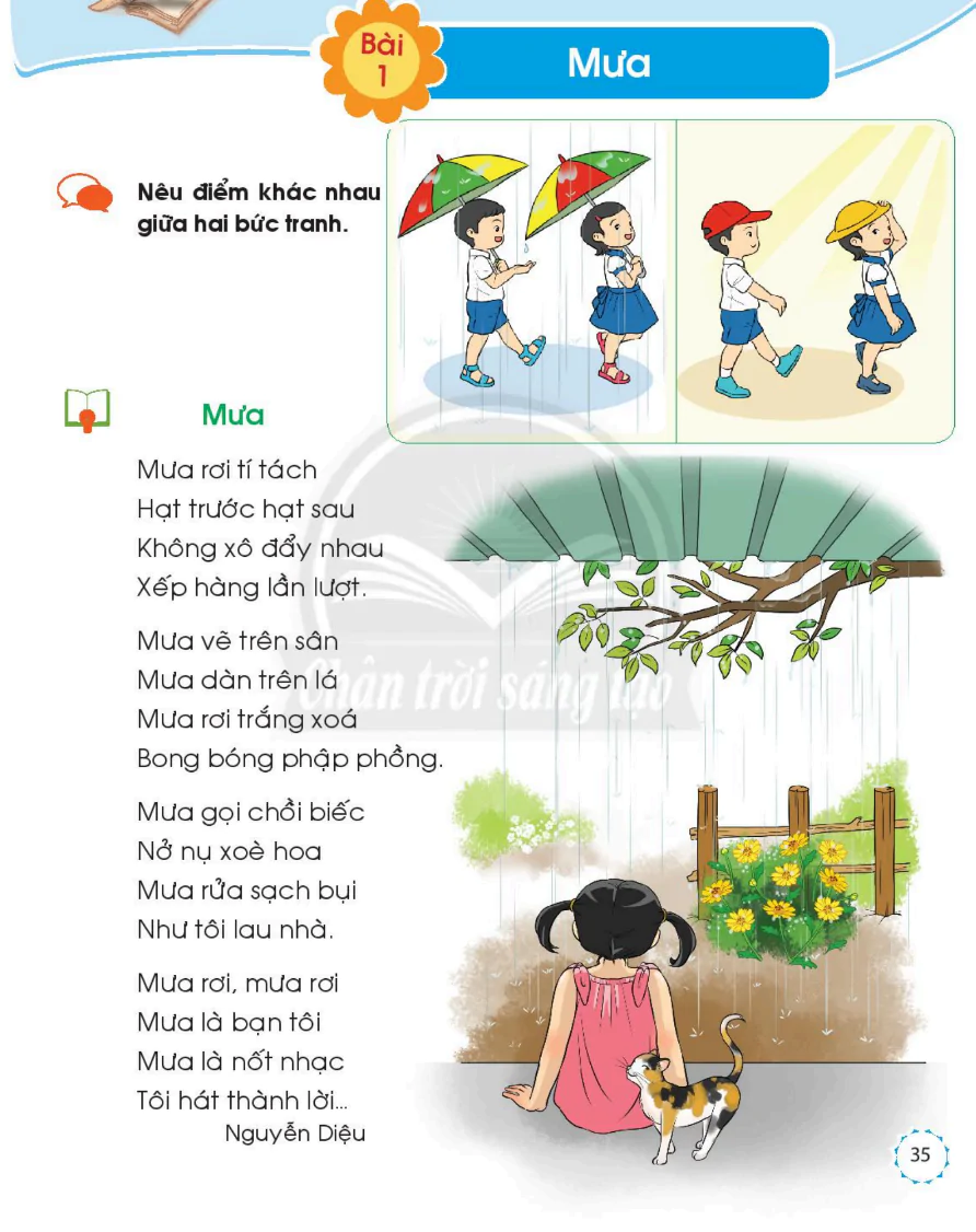Bài 1: Mưa