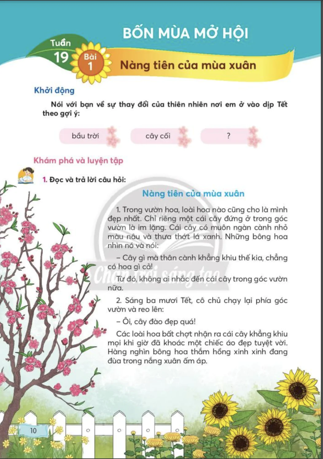 Bài 1: Nàng tiên của mùa xuân