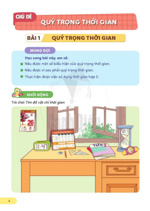 Bài 1: Quí trọng thời gian