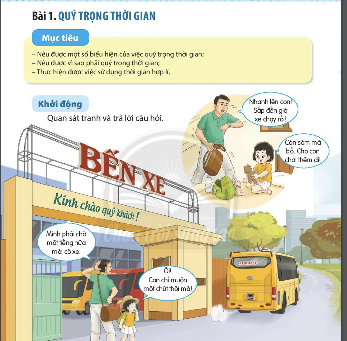 Bài 1: Quý trọng thời gian