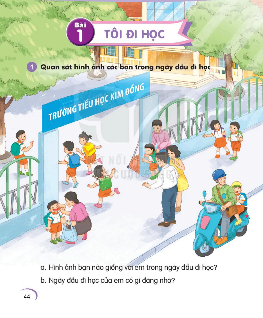 Bài 1: Tôi Đi Học