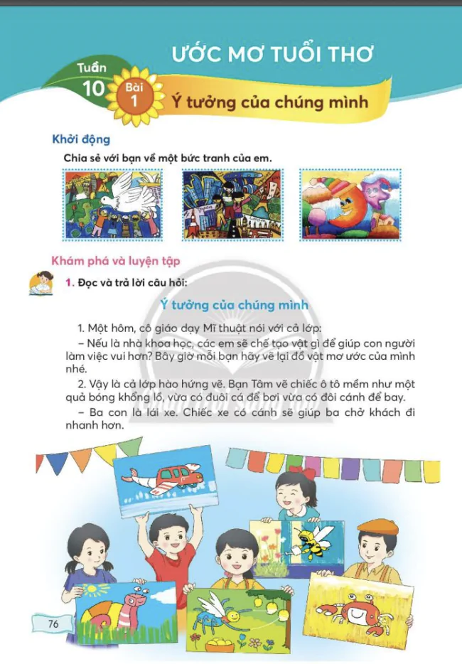 Bài 1: Ý tưởng của chúng mình
