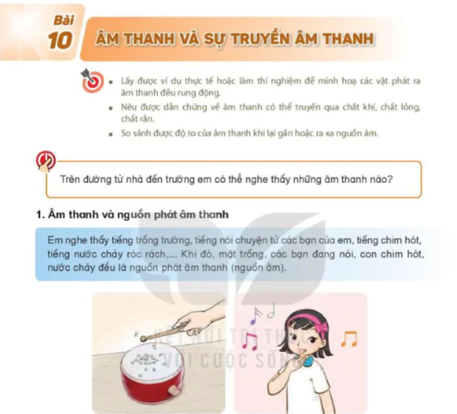 Bài 10: Âm Thanh Và Sự Truyền Âm Thanh