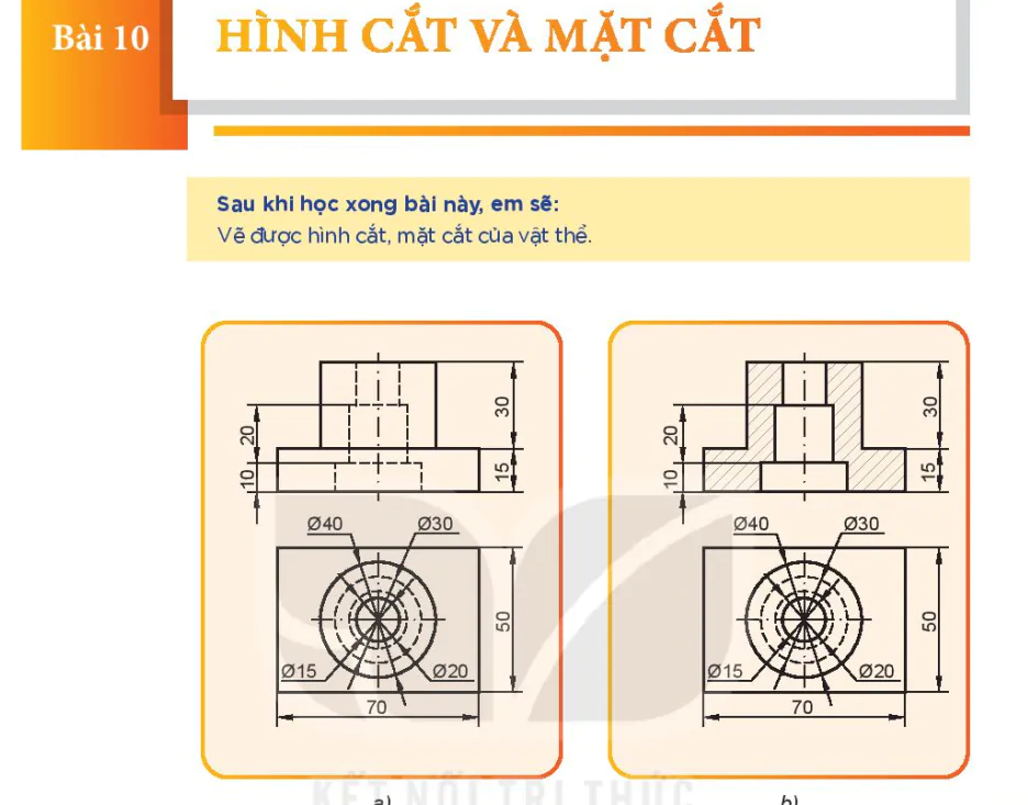 Bài 10: Hình Cắt Và Mặt Cắt