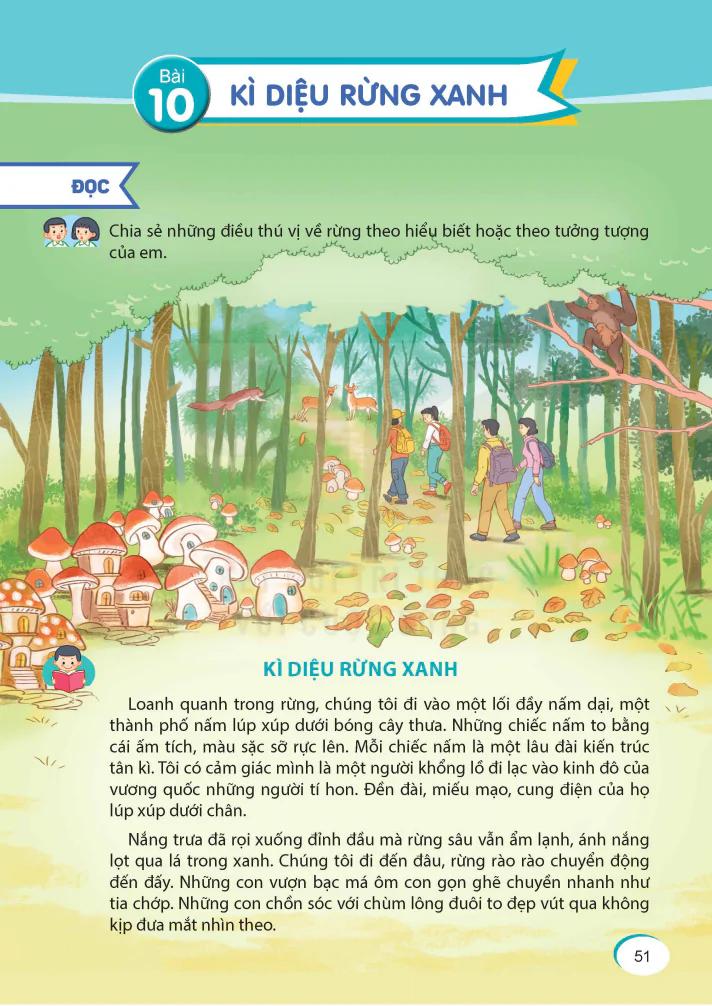 Bài 10: Kì Diệu Rừng Xanh