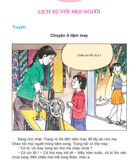 Bài 10 : Lịch sự với mọi người.
