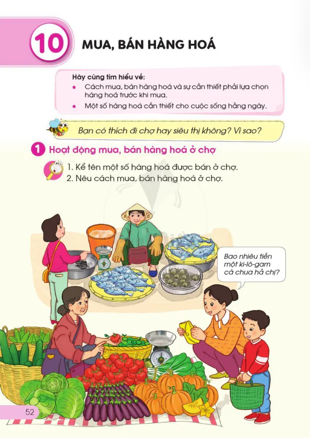 BÀI 10: MUA, BÁN HÀNG HÓA