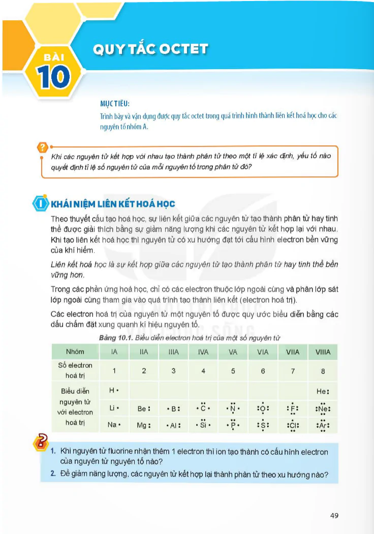 Bài 10: Quy tắc octet